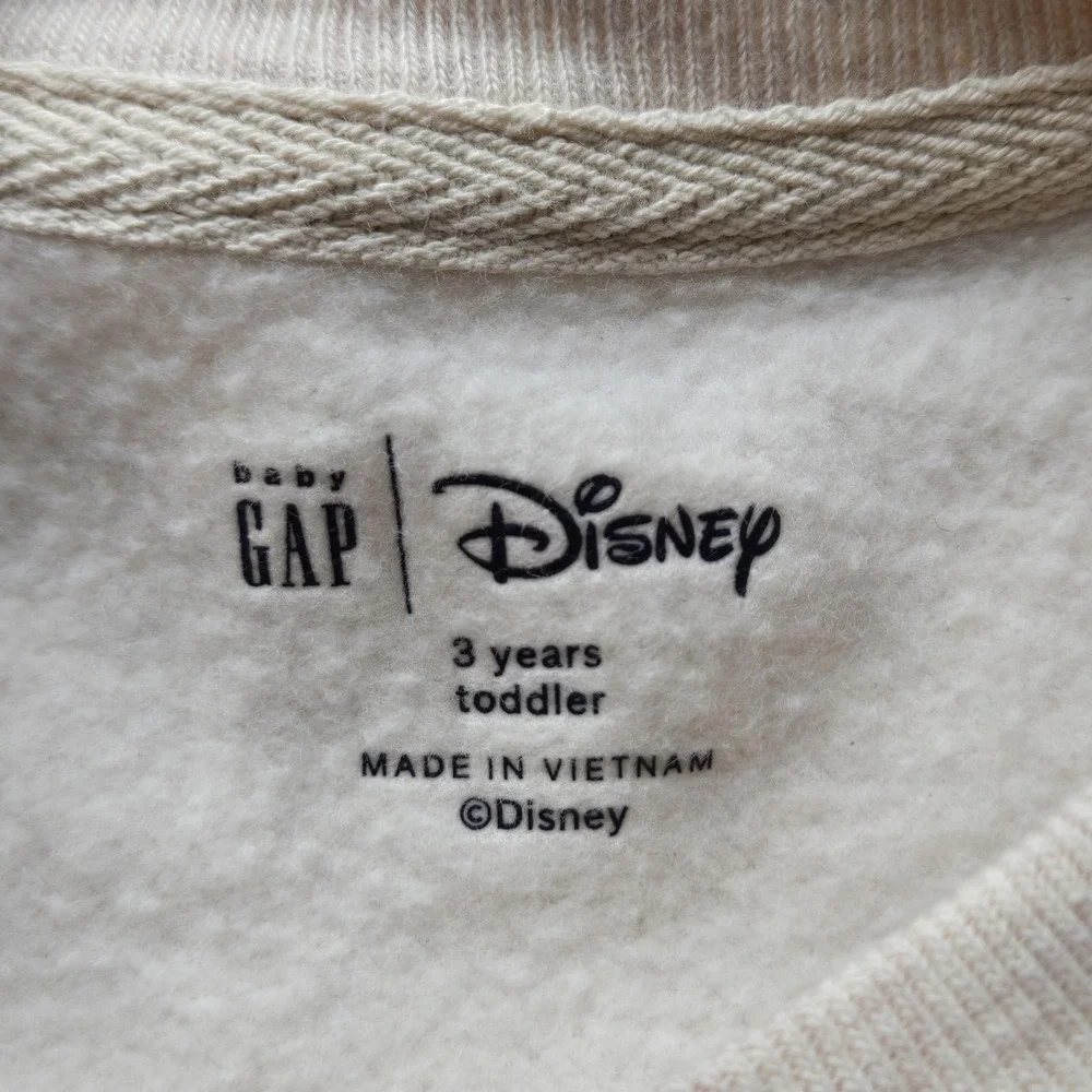 Baby Gap Disney Mickey And Minnie Heart Sweatshirt Size 3t Long Sleeve Pull Over